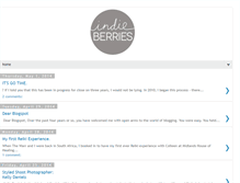 Tablet Screenshot of indieberries.blogspot.com