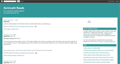 Desktop Screenshot of gwinnettreads.blogspot.com
