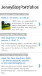 Mobile Screenshot of jennyblogprotfolios.blogspot.com