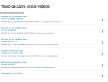 Tablet Screenshot of jesus-videos777.blogspot.com