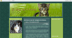 Desktop Screenshot of elblogde4patas.blogspot.com