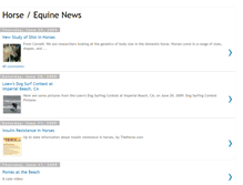Tablet Screenshot of equine-news.blogspot.com
