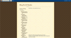 Desktop Screenshot of blogdozebonito.blogspot.com