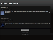 Tablet Screenshot of over-the-earth.blogspot.com