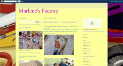 Desktop Screenshot of marlenesfactory.blogspot.com