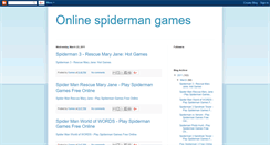 Desktop Screenshot of onlinespidermangames.blogspot.com