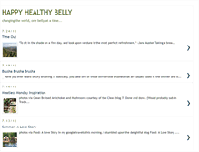 Tablet Screenshot of happyhealthybelly.blogspot.com