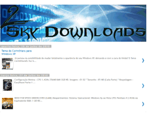 Tablet Screenshot of 2skydownloads.blogspot.com