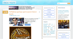 Desktop Screenshot of cronicasyrelatos.blogspot.com