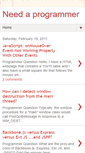 Mobile Screenshot of need-programmer.blogspot.com