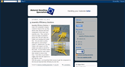 Desktop Screenshot of materialhandlingspecialists.blogspot.com