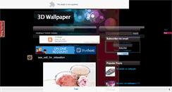 Desktop Screenshot of 3dwallpaper001.blogspot.com