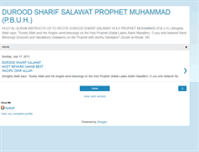 Tablet Screenshot of duroodsharif.blogspot.com