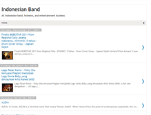 Tablet Screenshot of indonesianband.blogspot.com