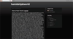 Desktop Screenshot of hamidahijabworld.blogspot.com