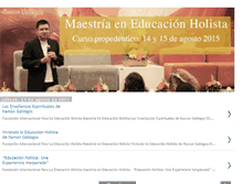 Tablet Screenshot of maestriaeneducacionholista.blogspot.com