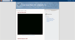 Desktop Screenshot of cubpack110.blogspot.com