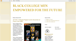 Desktop Screenshot of blackcollegekings.blogspot.com
