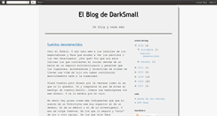 Desktop Screenshot of darksmall.blogspot.com