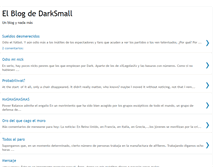 Tablet Screenshot of darksmall.blogspot.com