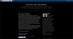 Desktop Screenshot of gestosdaspalavras.blogspot.com