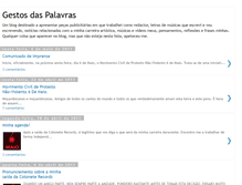 Tablet Screenshot of gestosdaspalavras.blogspot.com