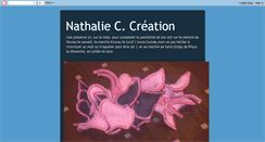 Desktop Screenshot of nathalieccreation.blogspot.com