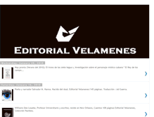 Tablet Screenshot of edicionesvelamen.blogspot.com