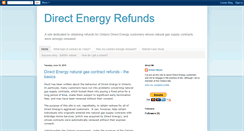 Desktop Screenshot of directenergyrefunds.blogspot.com