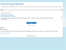 Tablet Screenshot of directenergyrefunds.blogspot.com