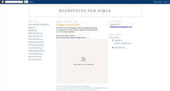 Desktop Screenshot of girlshairstyles.blogspot.com