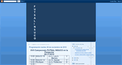 Desktop Screenshot of futsalinsuco.blogspot.com