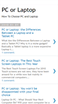 Mobile Screenshot of choosepcorlaptop.blogspot.com