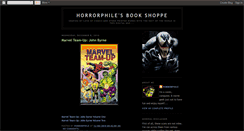 Desktop Screenshot of horrorphilesbookshoppe.blogspot.com