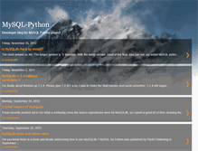 Tablet Screenshot of mysql-python.blogspot.com