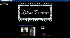 Desktop Screenshot of blesscouture.blogspot.com