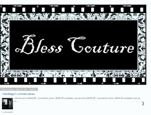 Tablet Screenshot of blesscouture.blogspot.com