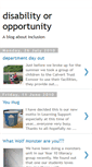 Mobile Screenshot of disabilityoropportunity.blogspot.com