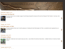 Tablet Screenshot of demeterscloset.blogspot.com