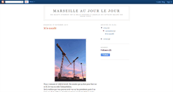 Desktop Screenshot of marseilleaujourlejour.blogspot.com