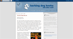 Desktop Screenshot of barkingdogbooks.blogspot.com