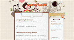 Desktop Screenshot of peaberrydesigns.blogspot.com