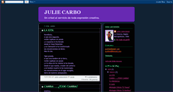 Desktop Screenshot of juliecarbo.blogspot.com