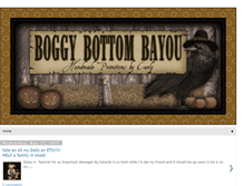 Tablet Screenshot of boggybottombayou.blogspot.com