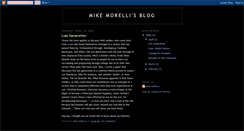 Desktop Screenshot of michaelmorelli.blogspot.com