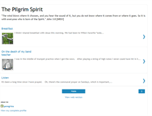 Tablet Screenshot of pilgrimspirit.blogspot.com