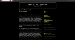 Desktop Screenshot of cerculdelectura.blogspot.com