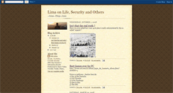 Desktop Screenshot of limaonlife.blogspot.com