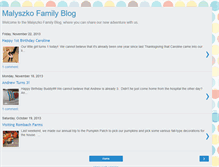 Tablet Screenshot of malyszkofamily.blogspot.com