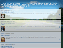 Tablet Screenshot of lucyguiaespiritual.blogspot.com